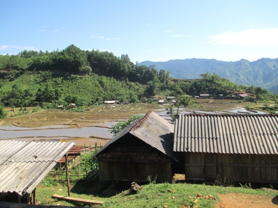 Một góc của thôn Gò Khôn, xã Ba Giang.
