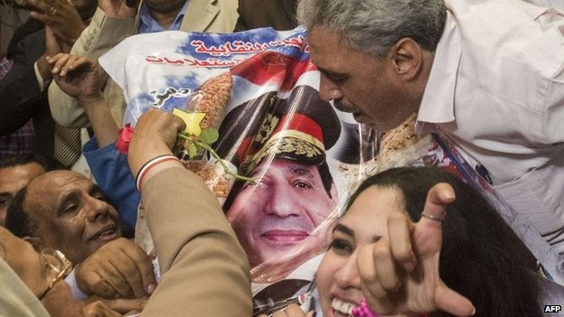 Người dân Ai Cập ăn mừng ông al-Sisi đắc cử Tổng thống