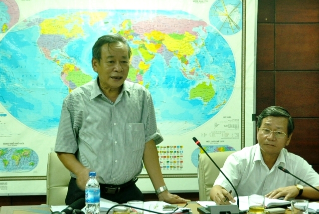 Quyền Bí thư Tỉnh ủy Nguyễn Minh phát biểu tại buổi làm việc