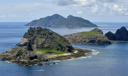 Quần đảo tranh chấp Senkaku/Điếu Ngư (Ảnh: Guardian)