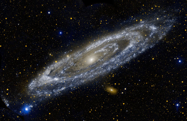 Trọng lượng tăng thêm của thiên hà Tiên Nữ được cho là hiện diện dưới hình thái vật chất tối - (Ảnh: NASA)