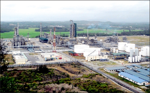 Nhà máy lọc dầu Dung Quất (Ảnh: KT)