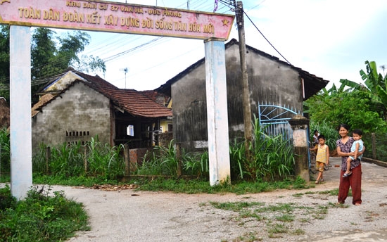 Khu dân cư số 37, thôn Văn Hà, xã Đức Phong - một trong những địa chỉ “nóng” về số lượng người bị ung thư.