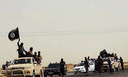 Phiến quân thuộc Nhà nước Hồi giáo Iraq tại một vị trí ở tỉnh Salaheddin, Iraq hôm 14/6. (Ảnh: AFP)