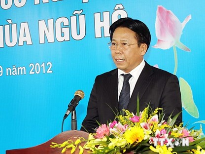 Ông Nghiêm Vũ Khải, Chủ tịch Hội Hữu nghị Việt Nam-Nhật Bản. (Ảnh: TTXVN)