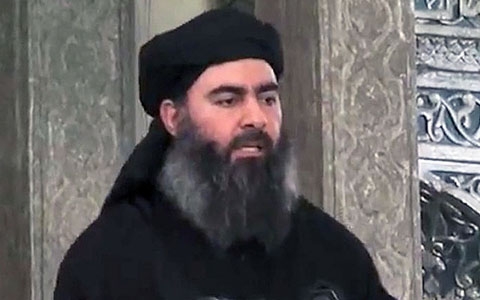   Thủ lĩnh nhóm Nhà nước Hồi giáo (IS) Abu Bakr al-Baghdadi (Ảnh Nrostatic)