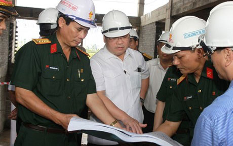 Phó Thủ tướng Hoàng Trung Hải đến thăm và kiểm tra tình hình thi công xây dựng Dự án Trung tâm quốc gia điều hành quản lý, ứng phó thảm họa, tìm kiếm cứu nạn
