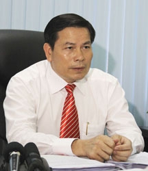 Phó Bí thư Tỉnh ủy Trần Văn Minh.