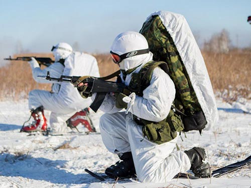 Các lực lượng vũ trang Nga tăng cường diễn tập quân sự ở Bắc Cực Ảnh: RIA NOVOSTI
