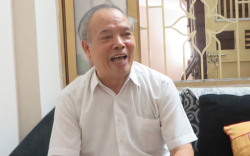  Ông Nguyễn Mạnh, nguyên chiến sỹ tiểu đoàn 54, Trung đoàn Thủ đô