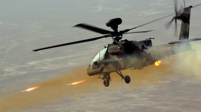 Trực thăng Apache của Mỹ có hỏa lực rất mạnh - Ảnh: wikimedia.org