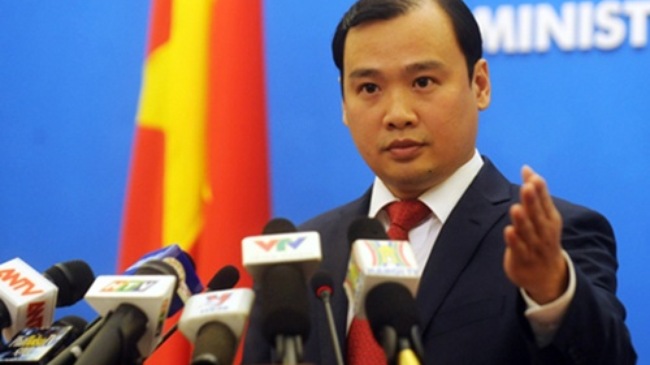  Ông Lê Hải Bình, phát ngôn viên Bộ Ngoại giao Việt Nam.