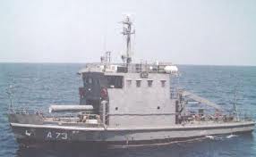  Một trong những tàu tìm kiếm ngư lôi của Hải quân Ấn Độ.