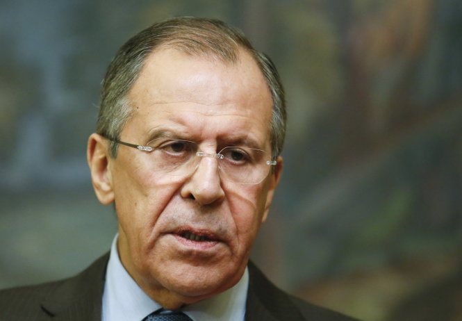Ngoại trưởng Nga Sergei Lavrov chỉ trích phương Tây dữ dội - Ảnh: Reuters