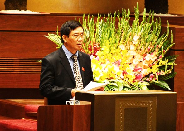  Chủ nhiệm Ủy ban Tư pháp Nguyễn Văn Hiện. Ảnh: Lã Anh