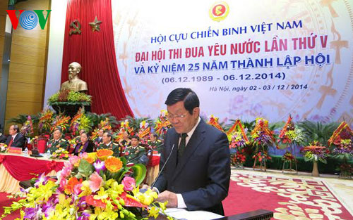 Chủ tịch nước Trương Tấn Sang phát biểu tại Đại hội