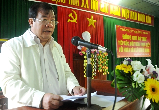 Bí thư Thành ủy Nguyễn Tăng Bính trả lời các ý kiến của người dân