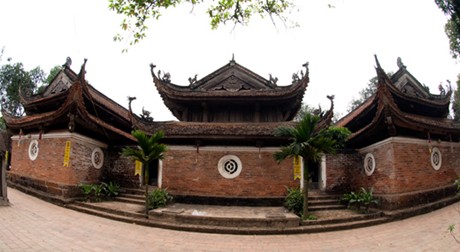 Một góc di tích kiến trúc nghệ thuật Chùa Tây Phương (huyện Thạch Thất, thành phố Hà Nội) được xếp hạng di tích quốc gia đặc biệt
