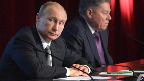 Tổng thống Nga Putin tuyên bố sẽ mang những kẻ sát nhân ra trước công lý. (Ảnh: BBC)