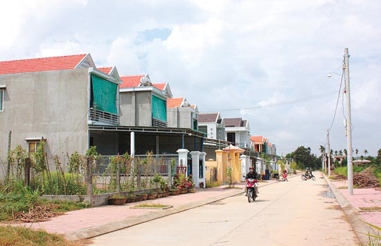 Một góc khu dân cư thôn Ngân Giang (Tịnh Hà).