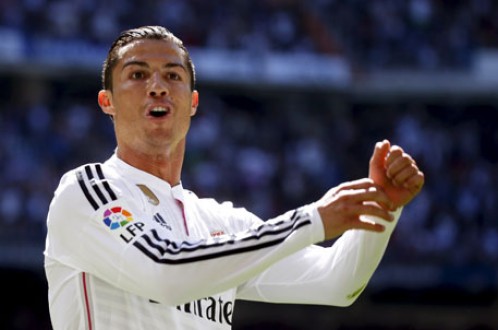 Ronaldo ăn mừng bàn thắng vào lưới Granada - Ảnh: Reuters