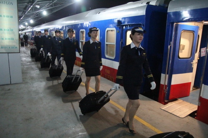 Thời gian gần đây ngành đường sắt Việt Nam đã có nhiều cải tiến, trong đó đưa ra nhiều chương trình khuyến mãi đối với hành khách đi tàu - Ảnh: Mậu Trường