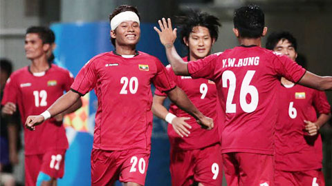 Myanmar nhiều khả năng sẽ đứng đầu bảng A sau vòng bảng