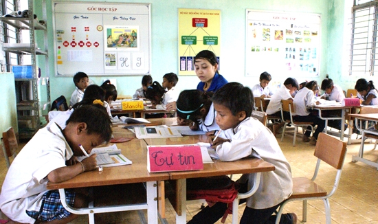  Áp dụng phương pháp đổi mới giáo dục tại Trường TH xã Sơn Long (Sơn Tây) do tổ chức phi chính phủ nước ngoài tài trợ.