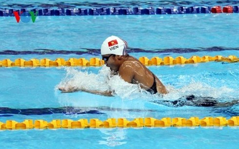  Ánh Viên mang về tấm huy chương lịch sử cho bơi lội Việt Nam ở đấu trường thế giới. (Ảnh: Trọng Phú).