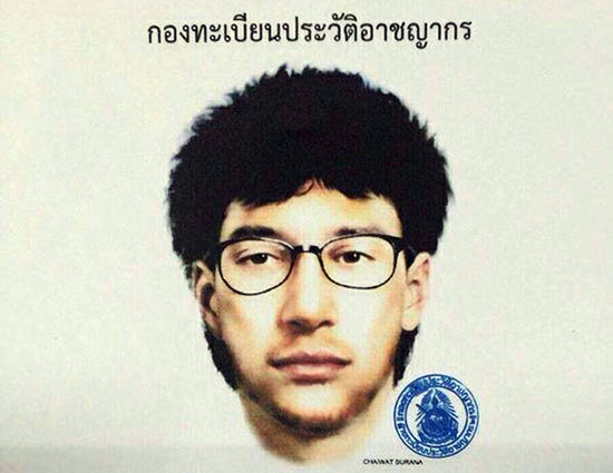 Chân dung nghi phạm chính đánh bom Bangkok đêm 17-8