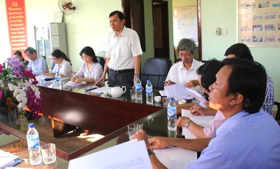 Phó chủ tịch UBND tỉnh Phạm Trường Thọ làm việc với lãnh đạo 2 xã về NTM