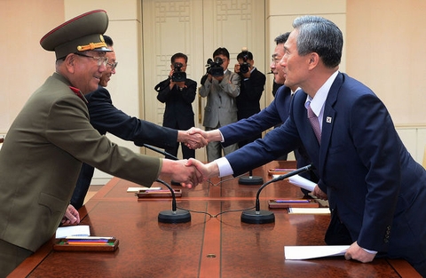 Cuộc đàm phán kéo dài giữa hai miền liên Triều đã kết thúc với kết quả tích cực
