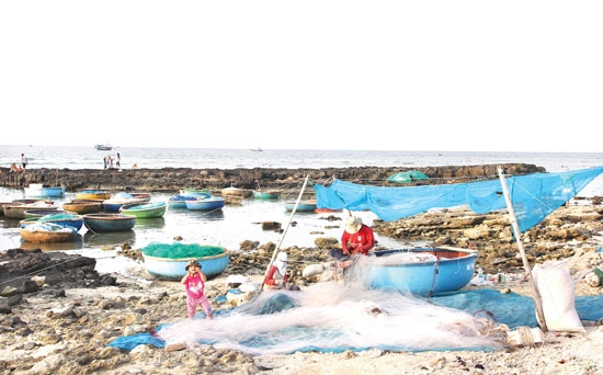Khu bảo tồn biển Lý Sơn sẽ ảnh hưởng đến hoạt động khai thác thủy sản ven bờ của nhiều người dân.