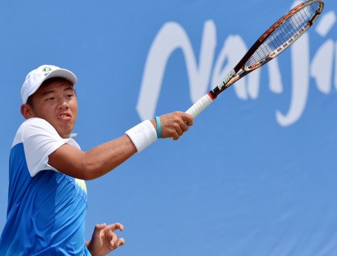 Tay vợt Hoàng Nam (Ảnh: ITF)