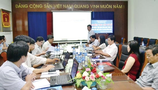 Quang cảnh buổi nghiệm thu.