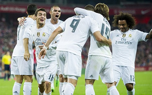 Real giành chiến thắng trước Bilbao (Ảnh: Getty)