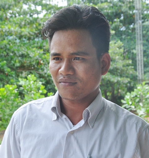 Ông Hồ Văn Ve ở xã Trà Hiệp, huyện Trà Bồng