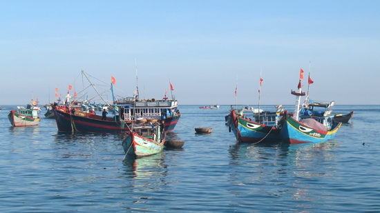 Kinh tế thủy sản là thế mạnh trong phát triển kinh tế của xã Bình Châu.                                      Ảnh PV