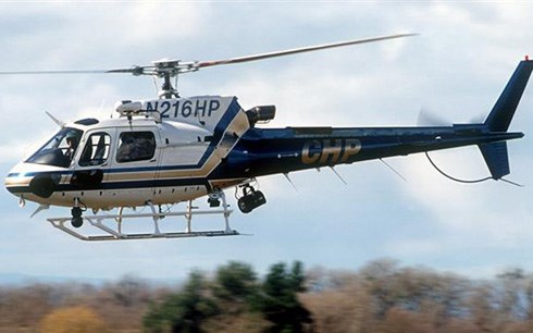 Trực thăng AS350. (Ảnh minh họa: Presstv)