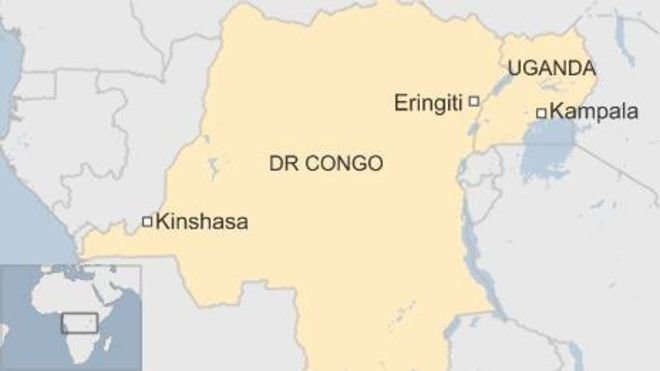  Khu vực xảy ra cuộc thảm sát đẫm máu giết hại ít nhất 38 người tình nghi do nhóm phiến quân Hồi giáo cực đoan Uganda thực hiện - Ảnh: BBC