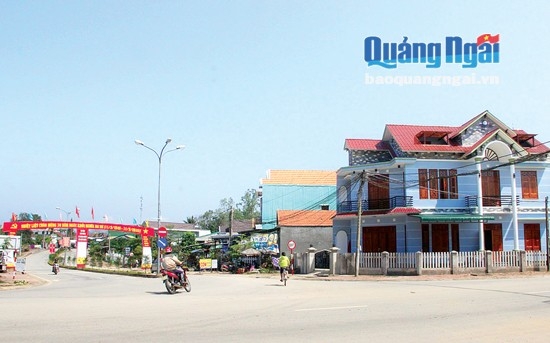 Một góc thị trấn Ba Tơ