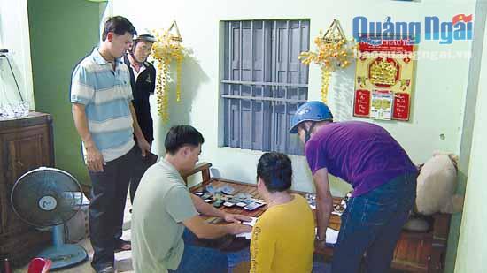 Công an huyện Lý Sơn triệt xóa một điểm đánh bạc lớn.