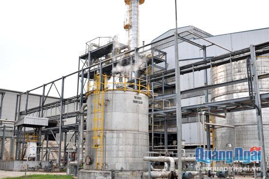 Nhà máy Bio Ethannol Dung Quất, vốn đầu tư 1.900 tỷ đồng hiện đã tạm ngừng hoạt động