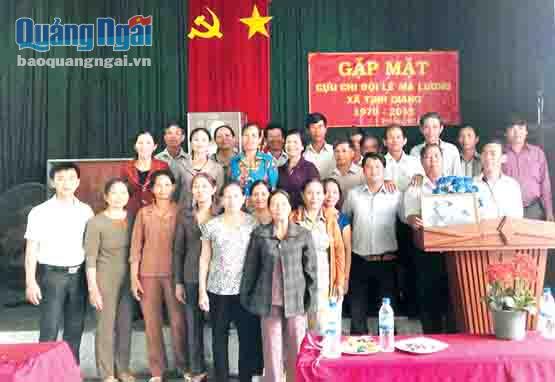  Buổi gặp mặt của các thành viên Chi đội Lê Mã Lương (năm 2015).