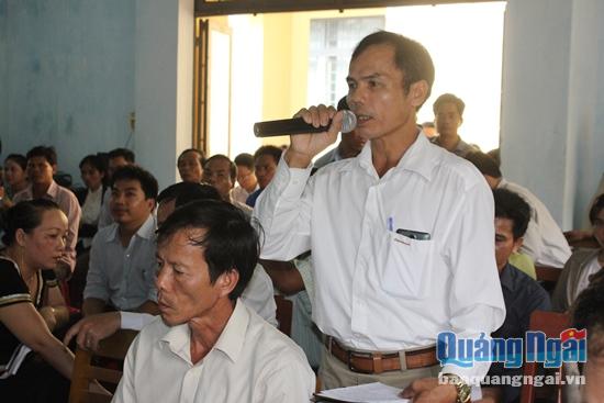 Cử tri xã Long Sơn bày tỏ sự tin tưởng vào các đại biểu Quốc hội và HĐND các cấp sau khi trúng cử sẽ giúp người dân giải quyết nhiều vấn đề