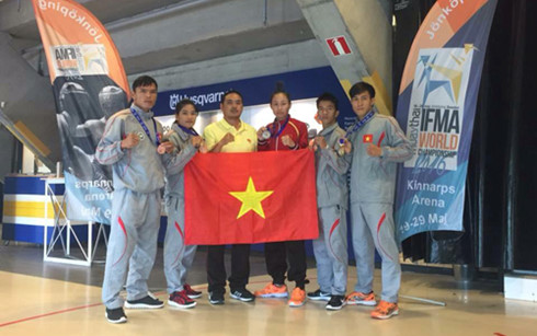  Đội tuyển Muay Việt Nam tại giải Vô địch thế giới 2016.