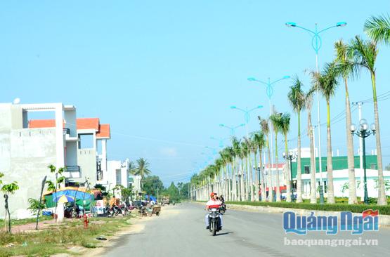 Tuyến đường Trường Chinh được đầu tư bài bản, góp phần thay đổi diện mạo phía nam TP. Quảng Ngãi.