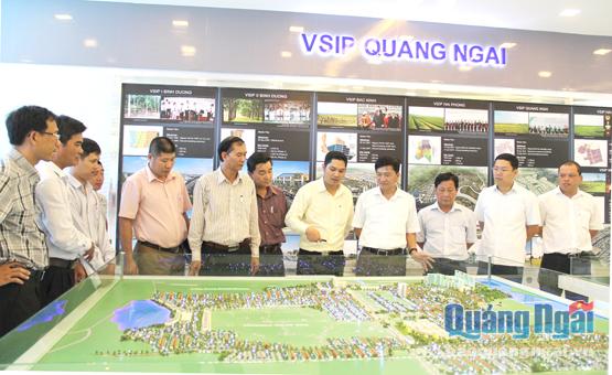 Dự án Khu Đô thị- Công nghiệp và Dịch vụ VSIP- một trong những thành công trong thu hút đầu tư của Quảng Ngãi.