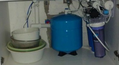  Hệ thống lọc nước RO được lắp đặt tại không ít gia đình.