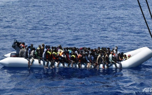  Theo Bộ Nội vụ Italy, khoảng 124.500 người di cư đã đến nước này kể từ đầu năm 2016. (AFP Photo).